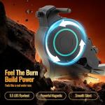 Rowing Machine for Home Row Rower Machine with 16-Level Adjustable Resistance, LCD Monitor, 350 lbs Capacity, Whisper Quiet, Compact & Space-Saving with Transport Wheels for Home, Office, Apartment