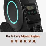 Rowing Machine for Home Row Rower Machine with 16-Level Adjustable Resistance, LCD Monitor, 350 lbs Capacity, Whisper Quiet, Compact & Space-Saving with Transport Wheels for Home, Office, Apartment