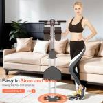 Rowing Machines for Home Foldable,Indoor Fitness Hydraulic Rowing Machine,300LBS Weight Capacity with 12 Levels of Adjustable Resistance,LCD Display for Real-time Recording,Dual Tracks for Quieter