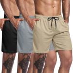 COOFANDY Men's 3 Pack Quick-Dry Gym Shorts