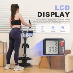 TOUSAINS 3 in 1 Adjustable AB Machine for Stomach Workout with 3 Heights, Foldable Rowing Machine for Home Gym with Comfortable seat & LCD Display Monitor, 265lbs Weight Capacity