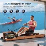 YPOO Rowing Machine for Home, 350 LB Capacity, 16-Level Silent Resistance, Magnetic Rowing Machines for Home Foldable, Full-Body Workout Compact Rowing Machine for Cardio & Strength with APP Support