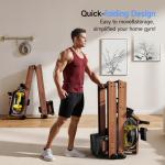 YPOO Rowing Machine for Home, 350 LB Capacity, 16-Level Silent Resistance, Magnetic Rowing Machines for Home Foldable, Full-Body Workout Compact Rowing Machine for Cardio & Strength with APP Support