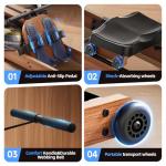 YPOO Rowing Machine for Home, 350 LB Capacity, 16-Level Silent Resistance, Magnetic Rowing Machines for Home Foldable, Full-Body Workout Compact Rowing Machine for Cardio & Strength with APP Support