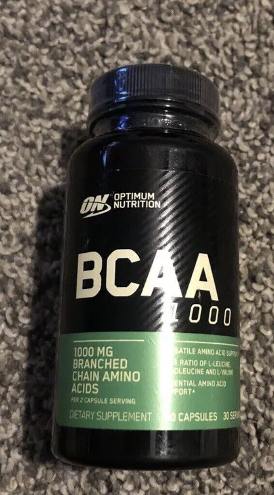 Optimum Nutrition BCAA 1000 Cap Supplement, Mega Size