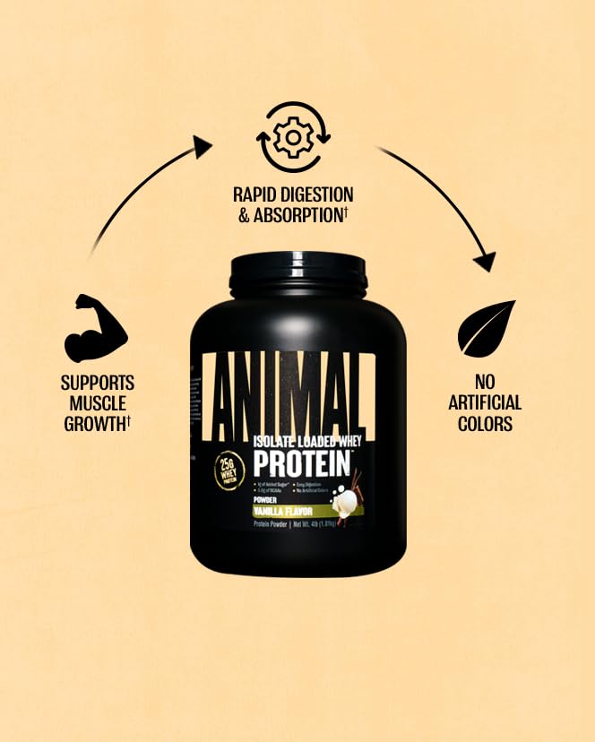 Vanilla Isolate Whey Protein Powder for Recovery