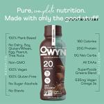 OWYN Dark Chocolate Vegan Protein Shake, 12 Pack