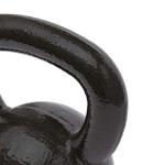 35 lb Black Cast Iron Kettlebell by Amazon Basics