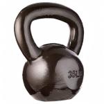 35 lb Black Cast Iron Kettlebell by Amazon Basics