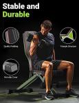 Yoleo Foldable Adjustable Weight Bench for Home Gym