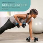 Lifepro Adjustable Dumbbell Set with Rack