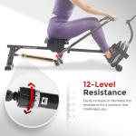 Sunny Health & Fitness Smart Compact Rowing Machine