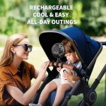 AMACOOL Portable Battery-Powered Fan with Tripod Clip