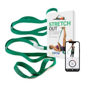OPTP Stretch Out Strap with Exercise Guide