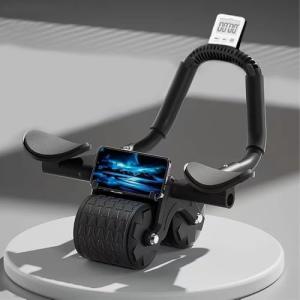 Bersauji Ab Roller Wheel with Knee Mat & Timer