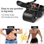 Bersauji Ab Roller Wheel with Knee Mat & Timer