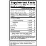 EVL BCAAs Pink Lemonade Pre Workout Powder