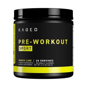 Kaged Sport Pre Workout Powder, Mango Lime Flavor