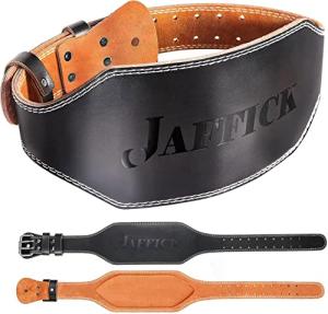Leather Weight Lifting Belt for Men - 6-Inch