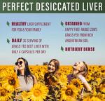 Grass Fed Desiccated Beef Liver Capsules - Energy Boost