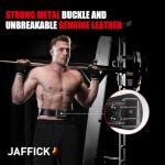 Leather Weight Lifting Belt for Men - 6-Inch