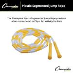 Champion Sports Beaded Jump Rope - 8' Yellow/White