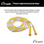Champion Sports Beaded Jump Rope - 8' Yellow/White