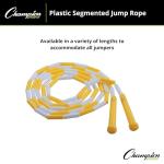 Champion Sports Beaded Jump Rope - 8' Yellow/White