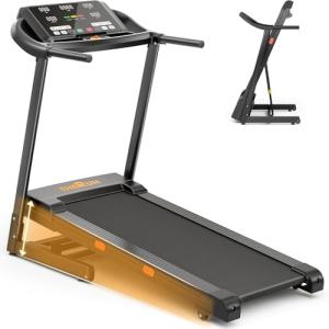 THERUN Incline Treadmill with 18" LED Screen