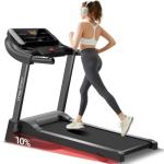 UMAY Folding Incline Treadmill with Pulse Sensors