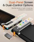 FUNRAY 2-in-1 Compact Incline Walking Pad Treadmill