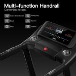 UMAY Folding Incline Treadmill with Pulse Sensors