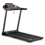 GYMAX Foldable Treadmill with LED Monitor & Speaker