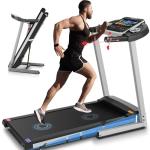 Foldable Treadmill with Incline and Touchscreen