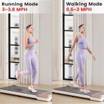DeerRun 2-in-1 Under Desk Treadmill with Remote