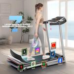 Foldable Treadmill with Incline and Touchscreen