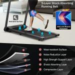 GYMAX Foldable Treadmill with LED Monitor & Speaker