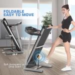 Foldable Treadmill with Incline and Touchscreen