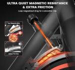 Adjustable Magnetic Resistance Exercise Bike for Home