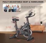 Adjustable Magnetic Resistance Exercise Bike for Home