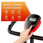 Compact Foldable Exercise Bike with Adjustable Resistance