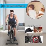 GOFLYSHINE Indoor Stationary Exercise Bike with Monitor