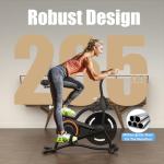 Quiet Indoor Exercise Bike with Adjustable Resistance