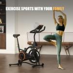 Quiet Indoor Exercise Bike with Adjustable Resistance