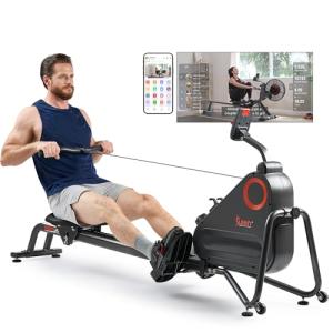 Sunny Health & Fitness Smart Silent Magnetic Rower