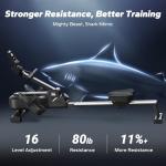 MERACH Compact Magnetic Rowing Machine with App