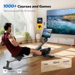 MERACH Compact Magnetic Rowing Machine with App