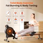 Magnetic Water Rowing Machine with 16 Resistance Levels