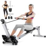 Foldable Rowing Machine for Home Use with LCD