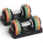 Motion Space 22.5LB Adjustable Dumbbells Set